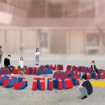 ALLES TUN SCHLÄGT WELLEN – Perspektive der skulpturalen Sitz- und Spielelemente