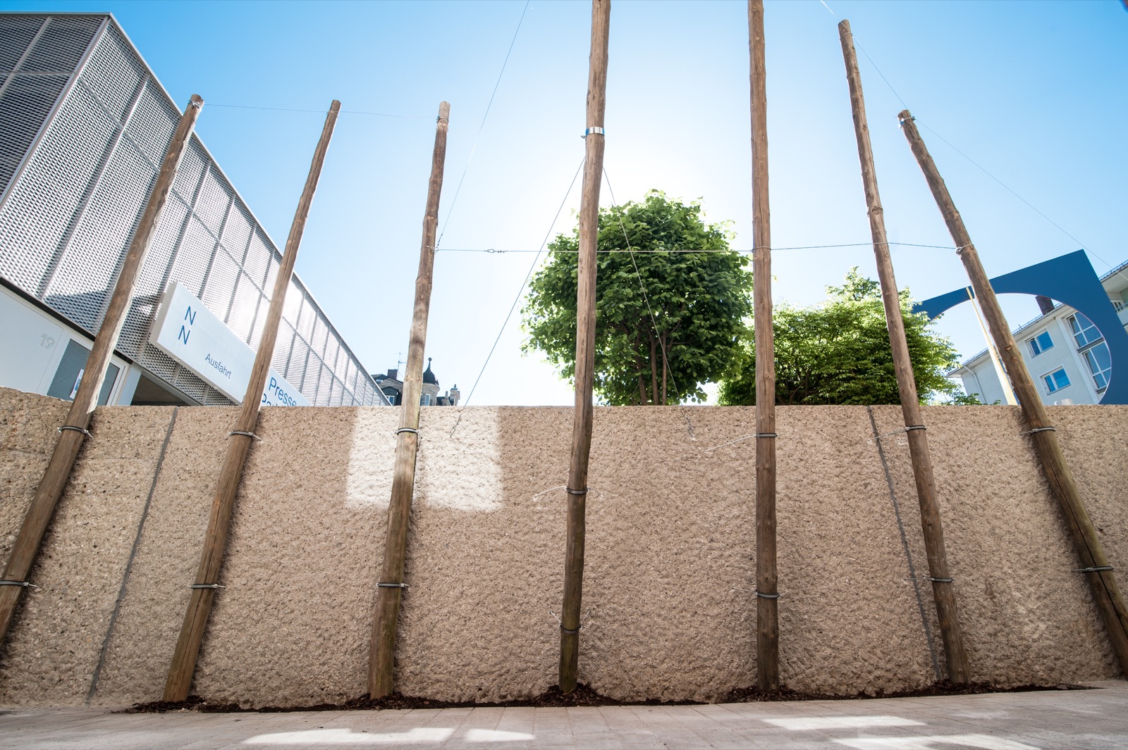 Ansicht 1 der Arbeit „Sieben Hopfenstangen“