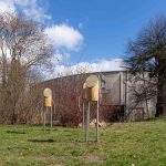 Wandler im Sonnenlicht – Ansicht der realisierten Arbeit 1