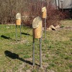 Wandler im Sonnenlicht – Ansicht der realisierten Arbeit 2